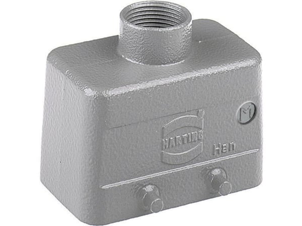 Harting stikkontakt-hus i metall rett M20 19300101420