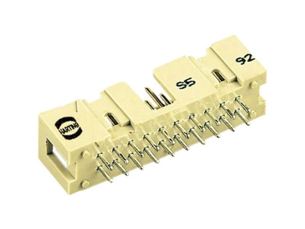 Harting 09 18 520 6324 hannkontakt totalt polantall 20 2 rekker 1 stk
