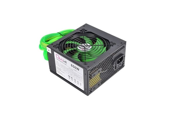 L-Link LL-PS-650, 650 W, 200 - 240 V, 50 - 60 Hz, 3,5 - 5 A, 24-pinners ATX, PC