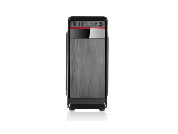 L-Link MICRO ATX 500W L-Link KLUSTER BLACK TOWER, Tårn, PC, Plastikk, Stål, Svart, Micro ATX, 16 cm