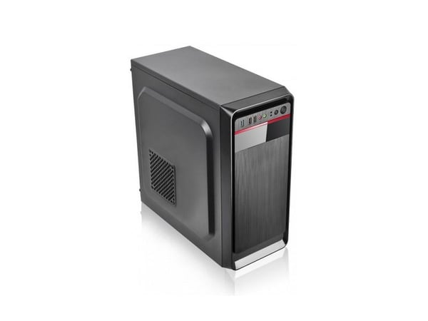 L-Link MICRO ATX 500W L-Link KLUSTER BLACK TOWER, Tårn, PC, Plastikk, Stål, Svart, Micro ATX, 16 cm