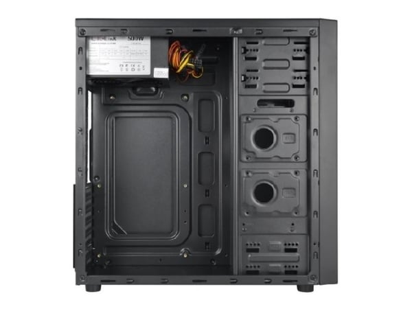 L-Link Atria, Tower, PC, Svart, Micro ATX, Plastikk, Stål, Hjem/Kontor
