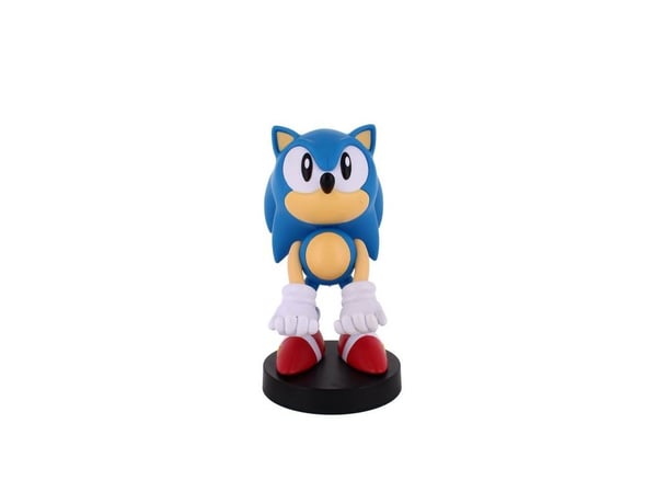 Exquisite Gaming Cable Guys: Sonic The Hedgehog - Sonic, telefon- eller kontrollerholder. Inkluderer USB-kabel