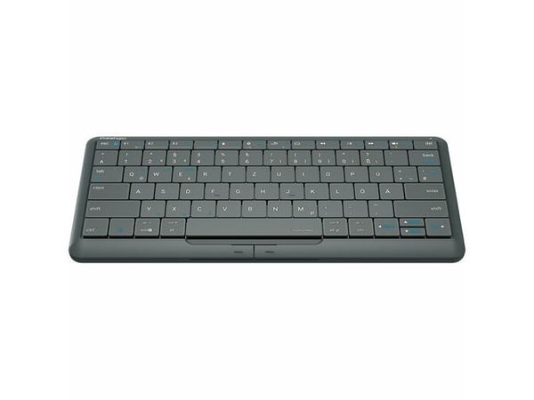 Prestigio Click&Touch 2, Mini, USB + Bluetooth, Mekaaninen, QWERTY, Harmaa