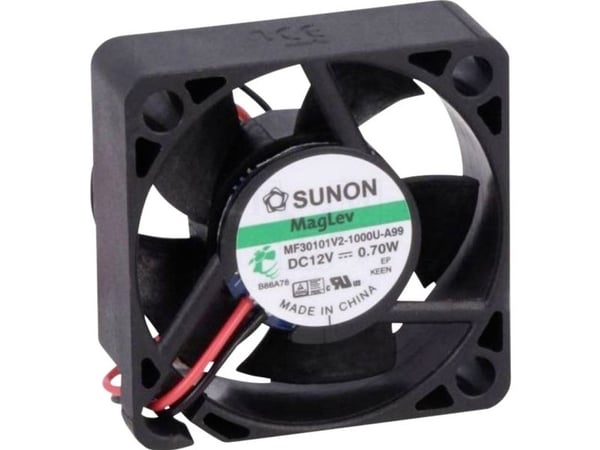 Sunon MF30101V21000UA99 aksialvifte 12 V/DC 7.81 m³/h 30 x 30 x 10 mm