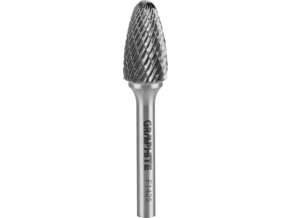 Graphite karbid metall fres, type F, Ø14 mm, 25 mm arbeidlengde