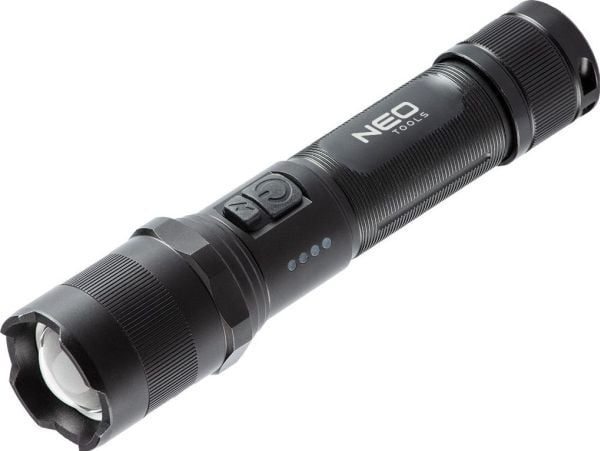 USB-ladattava taskulamppu 1000lm LED OSRAM P9 LED 99-035