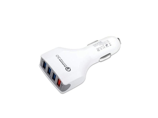 Charger VEGA CAR CHARGER 4 X USB 7A WHITE VEGA FASTON FAST CHARGER QUICK 4XUSB 3.0 3500MAH FASTON WHITE