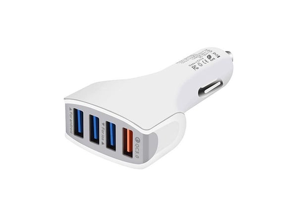 Charger VEGA CAR CHARGER 4 X USB 7A WHITE VEGA FASTON FAST CHARGER QUICK 4XUSB 3.0 3500MAH FASTON WHITE