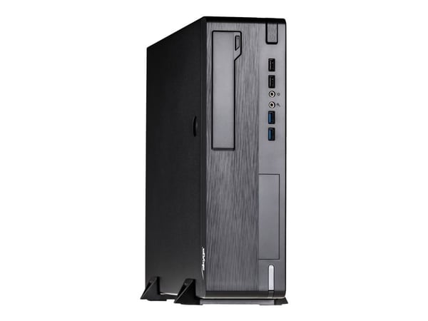 Akyga AK-502-02BK 2x USB 3.0 SFF-kabinett svart uten PSU
