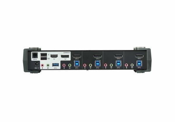 ATEN CS1924M KVMP Switch - KVM / lyd / USB-svitsj - 4 x KVM/lyd/USB - 1 lokalbruker - stasjonær