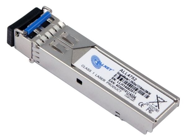 ALLNET ALL4752-INDU, Fiber optisk, 1000 Mbit/s, SFP, MiniGBIC, LX, 20000 m