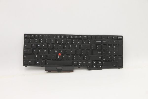 Transimage - Erstatningstastatur for bærbar PC - med ClickPad, Trackpoint - bakbelysning - QWERTY - Engelsk - Europa - svart - for ThinkPad L15 Gen...