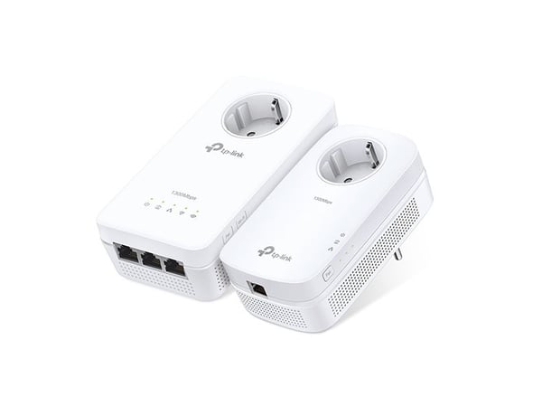 TP-Link - Powerline Wi-Fi Kit - bro - - HomePlug AV (HPAV), HomePlug AV (HPAV) 2.0, IEEE 1901 - veggpluggbar