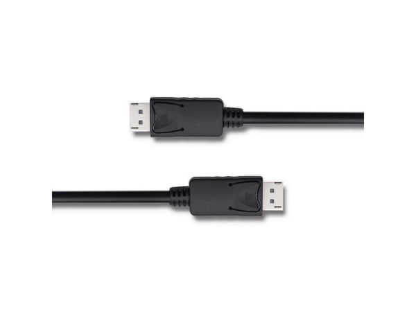 Qoltec - DisplayPort-kabel - DisplayPort (hann) til DisplayPort (hann) - DisplayPort 1.2 - 1 m - 1080p-støtte, 5K 30Hz støtte - svart