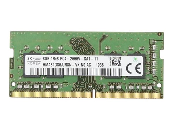 Lenovo - DDR4 - moduuli - 8 GB - SO DIMM 260-PIN - 2666 MHz / PC4-21300 - 1,2 V - ikke bufferet - ikke-ECC - FRU - IdeaCentre A340-24ICB F0E6; A340...