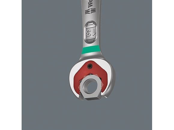 Wera 6001, 28 mm, 9/16", Metallisk, Krom-molybden-stål, 187 mm, 1 stykker