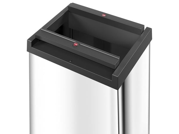 Hailo Big-Box Swing XL, 52 l, Rektangulær, Plast, Stål, Sølv, Plast, Knapp