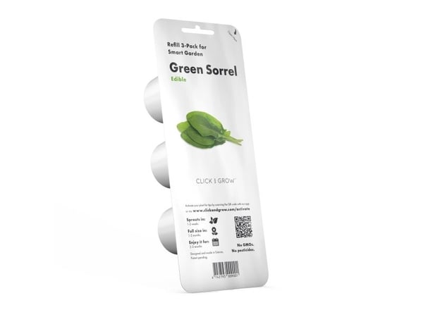 Click & Grow SGR55x3, Syötävä kasvi, Täyttöpakkaus, Kasvaa nopeasti (3–5 viikkoa), 7 - 14 päivää, 2 kuukautta, 18 - 24 °C