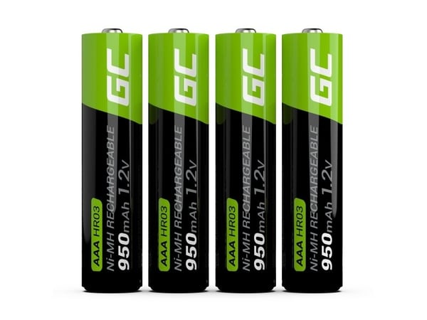 Green Cell HR03 - Batteri 4 x AAA - NiMH - (oppladbart) - 950 mAh