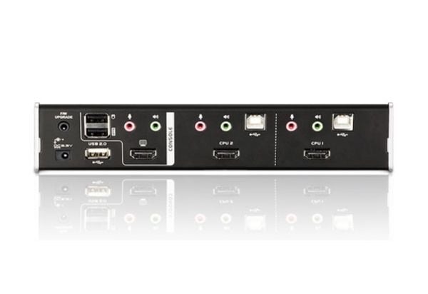 ATEN CubiQ CS1792 USB 2.0 HDMI KVMP Switch - KVM / lydsvitsj - 2 x KVM/lyd - 1 lokalbruker - stasjonær