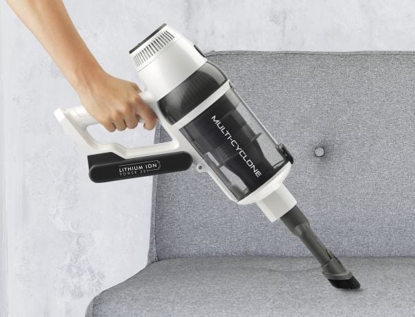 Trisa Quick Clean Professional T9670, Støvsuger med stang, Uten pose, Sort, Hvit, 0,3 l, Tørr, HEPA