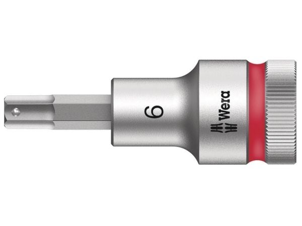 Wera 05003822001, Pistorasia, 1/2", Metrinen, 1 pää(t), 6 mm, Kromivanadiini-teräs