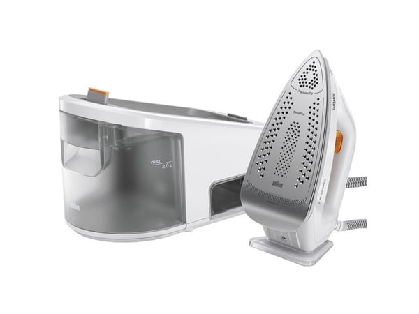Braun CareStyle 3 IS3132WH, 2400 W, 400 g/min, EloxalPlus soleplate, 6 stang, 2 l, 120 g/min