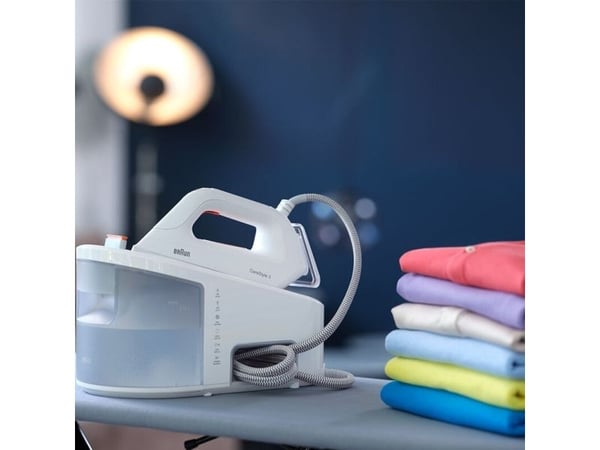 Braun CareStyle 3 IS3132WH, 2400 W, 400 g/min, EloxalPlus soleplate, 6 stang, 2 l, 120 g/min