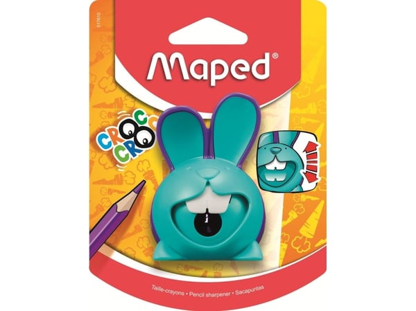 Maped 176100, Manuell blyantspisser, Flerfarget, Plast, Stål, 95 mm, 45,7 mm