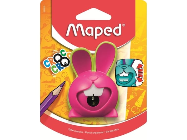 Maped 176100, Manuell blyantspisser, Flerfarget, Plast, Stål, 95 mm, 45,7 mm