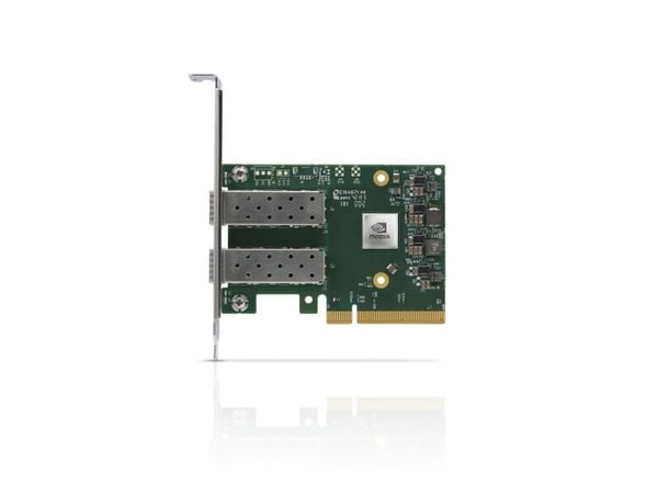 Mellanox ConnectX-6 Lx MCX631102AN-ADAT - Nettverksadapter - PCIe 4.0 x8 - Gigabit Ethernet / 10 Gb Ethernet / 25 Gb Ethernet SFP28 x 2