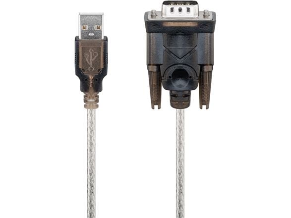 Goobay USB/RS232-omvandlare, Sort, USB Typ-A, DB-9