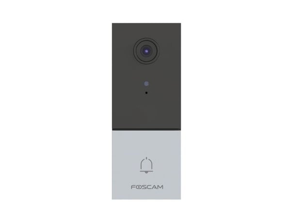 Foscam VD1 Ansiktsgjenkjenning videodørklokke [2K QHD, Dual Band WiFi, kompatibel med Amazon Alexa og Google Assistant]