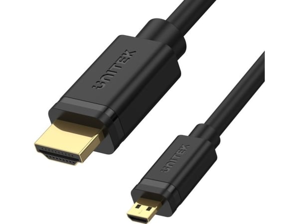 UNITEK Y-C182 HDMI-kabel 2 m HDMI Type D (Mikro) HDMI Type A (Standard) Svart