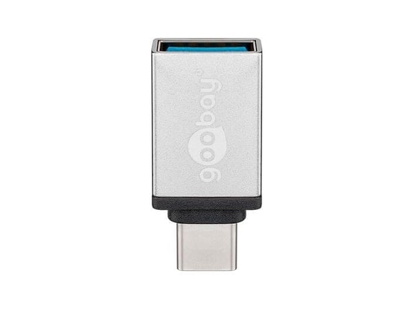 Goobay 56620, USB C, USB A, Sølv