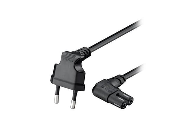 Goobay 56588, 0,5 m, Virtapistoke tyyppi C, C7 liitin, H03VVH2-F2, 250 V