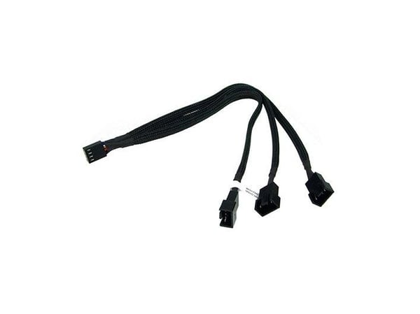 Phobya 4Pin PWM - 3x 4Pin PWM 30cm, Molex (4-pin), Molex (4-pin), Hanstik, Hunstik, 90°, lajittelu