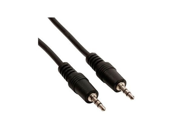 Goobay 50449, 3.5mm, Hankjønn, 3.5mm, Hankjønn, 2,5 m, Sort