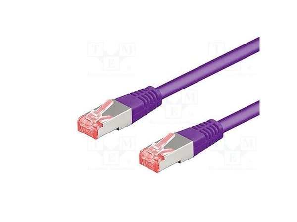 Goobay 95586, 1,5 m, Cat6, S/FTP (S-STP), RJ-45, RJ-45, Lilla