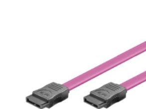 Goobay 50915, 0,5 m, SATA II, SATA 7-pin, SATA 7-pin, Uros/uros, Punainen