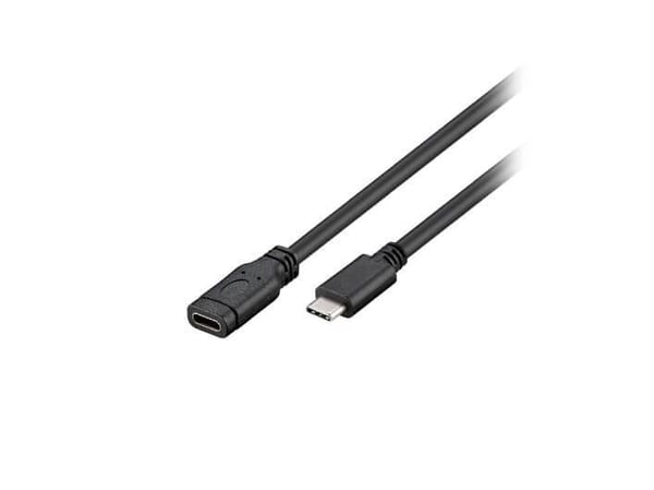 Goobay 45393, 1 m, USB C, USB C, USB 3.2 Gen 1 (3.1 Gen 1), 5000 Mbit/s, Sort