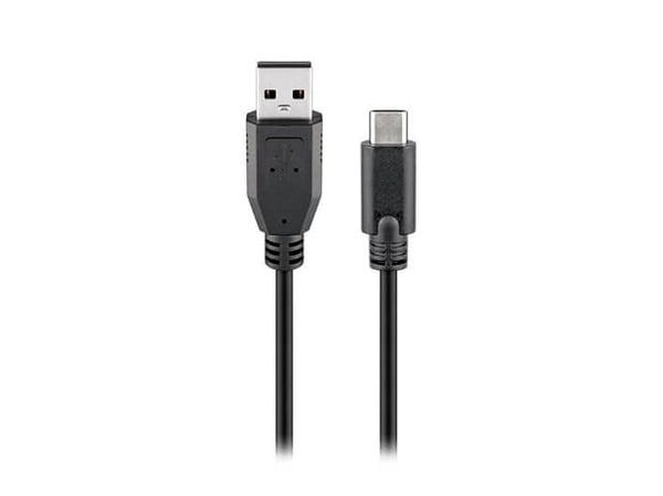 Goobay 55468, 1,8 m, USB C, USB A, USB 2.0, 480 Mbit/s, Lajittelu