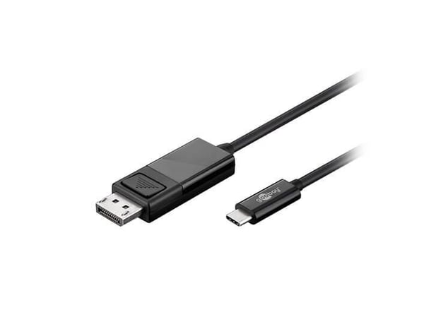 Goobay 79295, 1.2 m, USB Type-C, DisplayPort, Hanstik, Hanstik, USB, USB