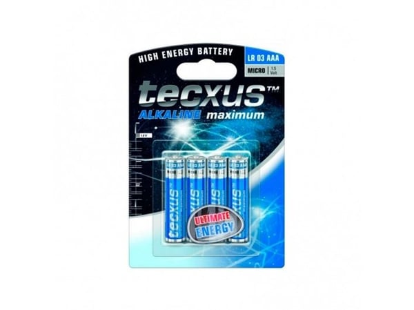 tecxus Micro LR 03 AAA - Paristo 4 x AAA - alkaliparisto