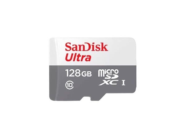 SanDisk Ultra - Flashminnekort (microSDXC til SD-adapter inkludert) - 128 GB - Class 10 - microSDXC UHS-I