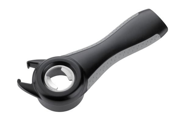 GEFU Aperto 5 in 1, Monitoimiavaaja, Musta, Harmaa, Muovi, 28 mm, 57 mm, 146 mm