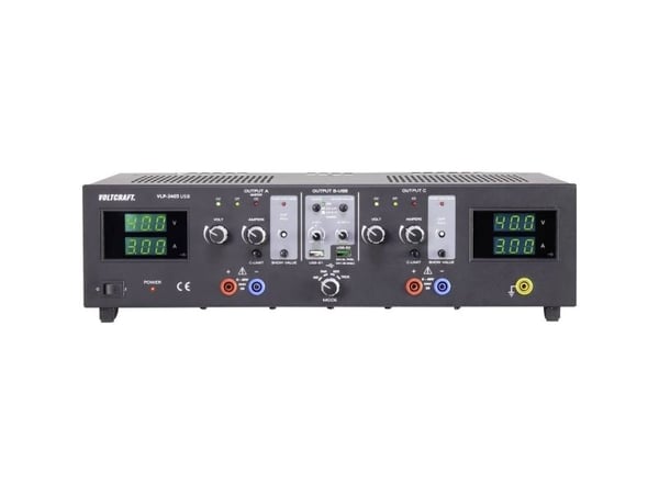 VOLTCRAFT VLP-2403 laboratorienettstrømforsyning justerbar 0-40 V 0,01-3 A 273 W OVP antall utganger 4 x (VC-8146860)
