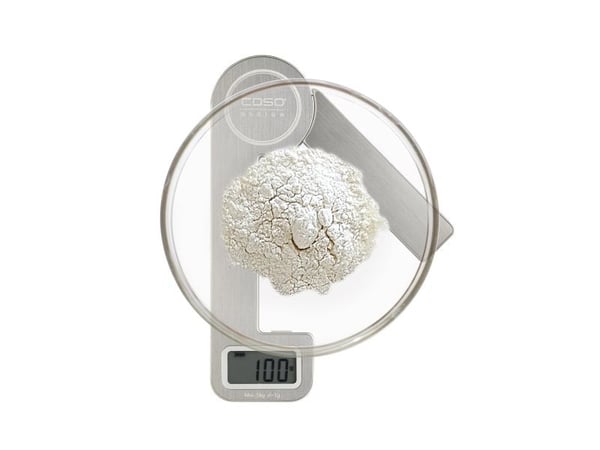 Caso KitchenEcostyle, Elektronisk kjøkkenvekt, 5 kg, 1 g, Rustfritt stål, Rustfritt stål, Benkeplate