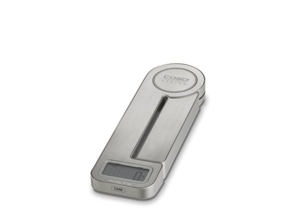 Caso KitchenEcostyle, Elektronisk kjøkkenvekt, 5 kg, 1 g, Rustfritt stål, Rustfritt stål, Benkeplate